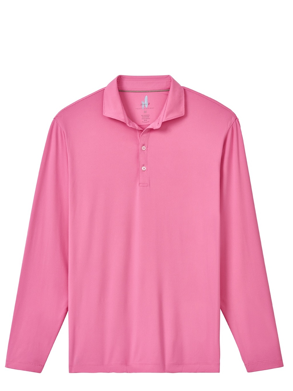johnnie-O Swing Featherweight Performance Long Sleeve Polo Pink Large NWT